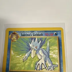 WoTC Pokemon Gym Challenge Sabrina's Golduck 30/132 Rare Regular 70HP Eng - Image 3