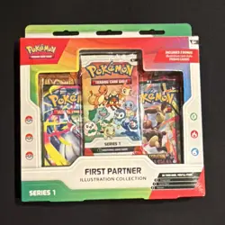 Pokemon TCG First Partner Illustration Collection Series 1 Promo Pack, English - Image 1
