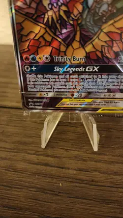 Moltres & Zapdos & Articuno GX SM210 Hidden Fates Promo TAG TEAM Stained Glass - Image 3