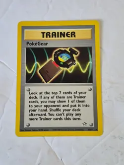 PokeGear 88/111 Rare Neo Genesis Pokemon Unlimited Near Mint - Image 1