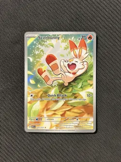 Pokemon TCG Scorbunny 225/217! NM Condition! See Description! - Image 1