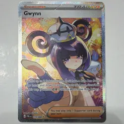 Pokemon TCG Gwynn 119/084 Ultra Rare Mega Evolution: Pitch Black - Image 1