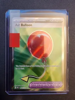 AIR BALLOON Ultra Rare Holo Trainer #166/132 Pokemon Mega Evolutions English NM - Image 3