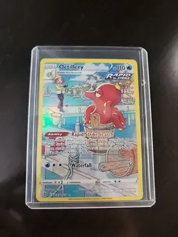 Pokemon TCG Octillery Brilliant Stars TG03/TG30 Holo Secret Rare - Image 2