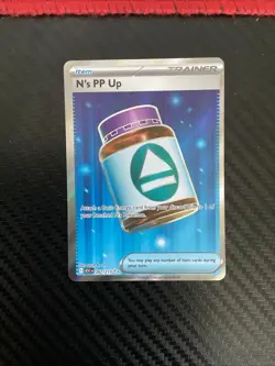 N's PP Up Ultra Rare Ascended Heroes 262/217 Near Mint Holofoil Pokemon - Image 1