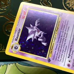 Pokemon 1st Edition Fossil Haunter Holo Rare 6/62 LP + NM - - Image 4