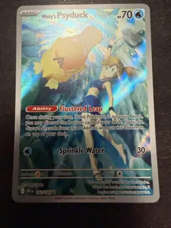 2025 Pokemon Destined Rivals Misty's Psyduck 193/182 NM - Image 1