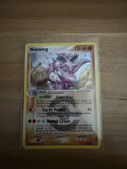 Pokemon: Nidoking 8/112 Reverse Holo Rare 2004 Fire Red Leaf Green MP - Image 1