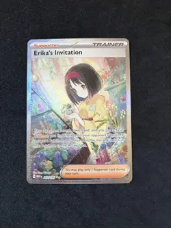 Erika's Invitation 203/165 Special Illustration Rare Scarlet & Violet 151 NM - Image 1