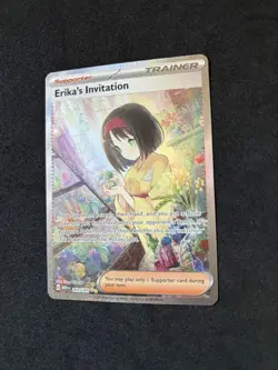 Erika's Invitation 203/165 Special Illustration Rare Scarlet & Violet 151 NM - Image 2
