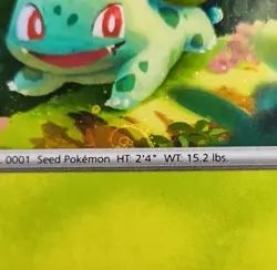 Pokemon | Bulbasaur | SVP 046 | 🌌🌀 GALAXY SWIRL 🌀🌌 | Cosmos Holo Promo - Image 1