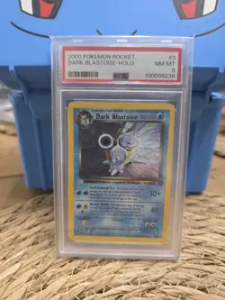 2000 Pokemon Rocket Dark Blastoise-holo Psa 8 - Image 1