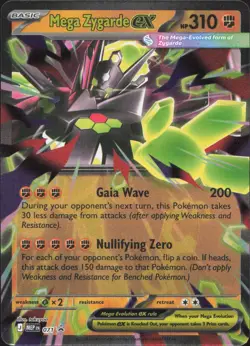 Pokemon Mega Zygarde ex 071 Holo Promo ME: Mega Evolution Promo Near Mint - Image 1