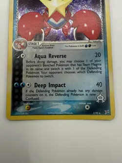 Team Aqua's Crawdaunt - 2/95 - Holo Rare - Team Magma vs Team Aqua - MP - Image 2