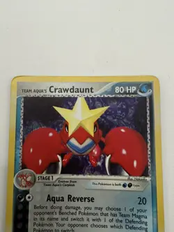 Team Aqua's Crawdaunt - 2/95 - Holo Rare - Team Magma vs Team Aqua - MP - Image 3