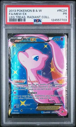 PSA 1 Legendary Treasures Radiant Collection- Mew EX RC24/RC25. READ DESCRIPTION - Image 1
