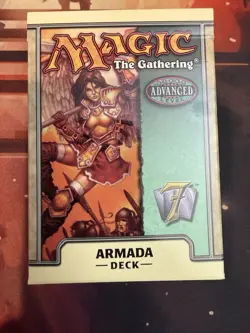 7th Edition Armada Theme Deck Magic the Gathering MTG Vintage 2001 - Image 1