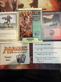 7th Edition Armada Theme Deck Magic the Gathering MTG Vintage 2001 - Image 2