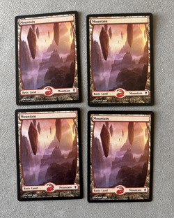 MOUNTAIN #242 X4 4 4X Zendikar MTG Magic the Gathering Cards - Image 1
