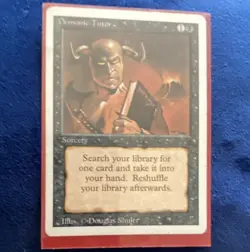 Demonic Tutor - Revised Edition White Border Regular Uncommon Sorcery (English) - Image 1