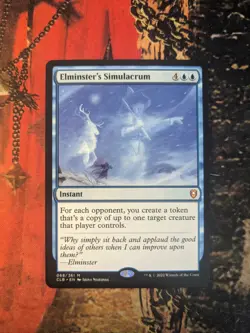 MTG Card: Elminster's Simulacrum (CL: Battle for Baldur's Gate) Extended Art - Image 1