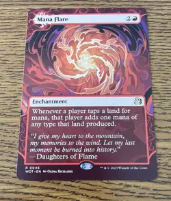 MTG Mana Flare Wilds of Eldraine: Enchanting Tales Regular BORDERLESS Rare NM - Image 1