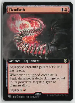 Fiendlash (Extended Art) LP 300 Adventures in the Forgotten Realms MTG - Image 1