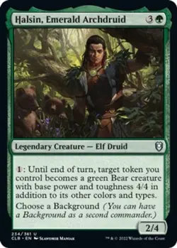 Halsin, Emerald Archdruid Foil Commander Legends: Battle for Baldur's Gate LP... - Image 1