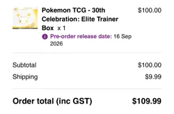 Pokemon TCG: 30th Anniversary Celebration Elite Trainer Box PRESALE - Image 2