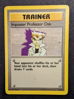Imposter Professor Oak - 73/102 - Base Set (Pokemon) MP - Image 1