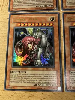 YuGIOh 1 Stuck= 1 Card Sphinx Teleia EP1-EN003 Ultra Rare NM/NM-/EXC+ - Image 3