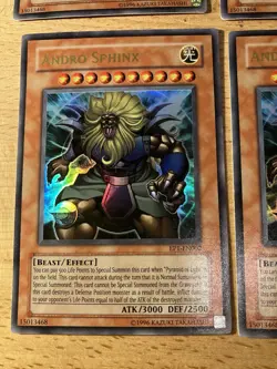 YuGIOh 1 Stuck= 1 Card Andro Sphinx EP1-EN002 Ultra Rare NM/NM-/EXC+ - Image 3
