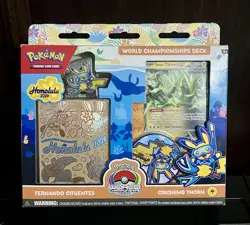 Pokemon World Championships Deck 2024 Honolulu Fernando Cifuentes Crushing Thorn - Image 1