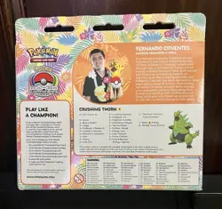 Pokemon World Championships Deck 2024 Honolulu Fernando Cifuentes Crushing Thorn - Image 2