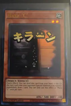 YuGiOh! - Maxx "C" RA05-EN089 Ultra Rare 1st Edition Near Mint - Image 1