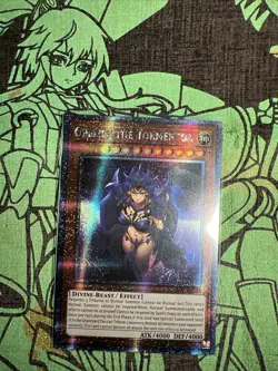 Obelisk The Tormentor Waifu YuGiOh HOLO Foil Rare Goddess Story Doujin Card - NM - Image 1