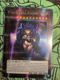 Obelisk The Tormentor Waifu YuGiOh HOLO Foil Rare Goddess Story Doujin Card - NM - Image 2