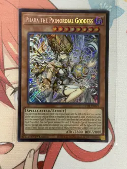 Yugioh Phara the Primordial Goddess CORI-EN022 Secret Rare 1st Edition NM - Image 1