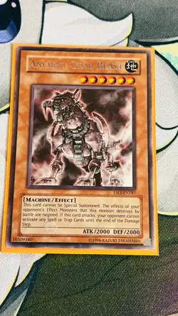 Ancient Gear Beast - DR3-EN187 - Rare - Unlimited Edition Near Mint NM - Image 1