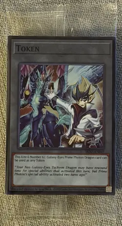 Yugioh Token - Kite & Number 62: Galaxy-Eyes Prime PD TKN5-EN049 Factory Sealed✨ - Image 1