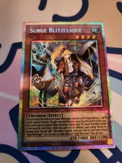 Konami Yu-Gi-Oh! TCG Surge Blitzclique CORI-EN011 Starlight Rare - Image 1