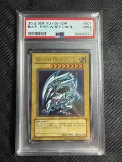 Blue Eyes White Dragon SDK-001 Ultra Rare Yugioh PSA 9 *824 - Image 1