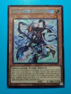 Near Mint Yugioh Sage with Eyes of Blue LCKC-EN015 Secret Rare (2020) - Image 1