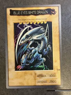 YuGiOh BANDAI Blue Eyes White Dragon English 1999 #118 - Image 1