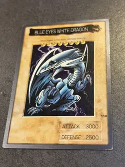 YuGiOh BANDAI Blue Eyes White Dragon English 1999 #118 - Image 2