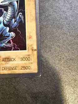 YuGiOh BANDAI Blue Eyes White Dragon English 1999 #118 - Image 3