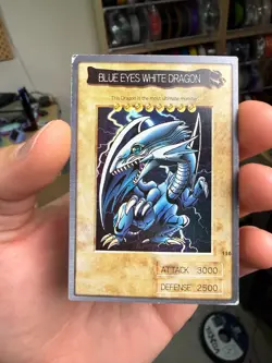 Blue Eyes White Dragon English Ver. Bandai Yugioh 1999 113 Japanese - Image 1