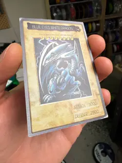 Blue Eyes White Dragon English Ver. Bandai Yugioh 1999 113 Japanese - Image 2