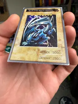 Blue Eyes White Dragon English Ver. Bandai Yugioh 1999 113 Japanese - Image 4