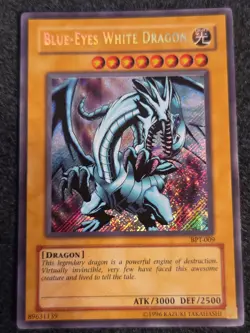 Yugioh! Blue-Eyes White Dragon Secret Rare BPT-009 VLP Collectors Tin - Image 1